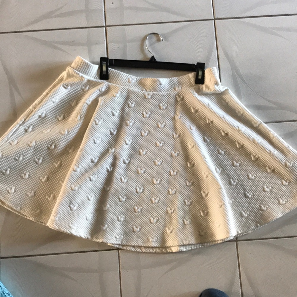 Disney Mickey Mouse white skirt